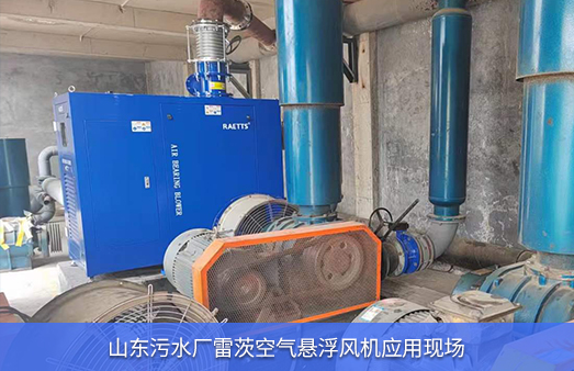 山東污水廠使用55kw雷茨空氣懸浮風(fēng)機