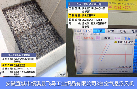 安徽宣城使用雷茨空氣懸浮風(fēng)機(jī)3臺